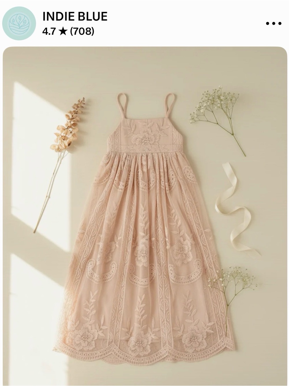 Indie BLace Maxi Dress